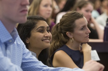 Students listen