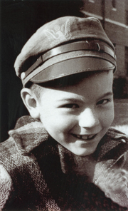 David Currie as a child