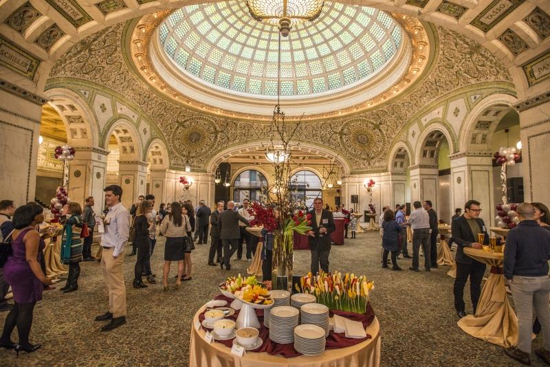 An All-Alumni Wine Mess was held Friday night at the Chicago Cultural Center.