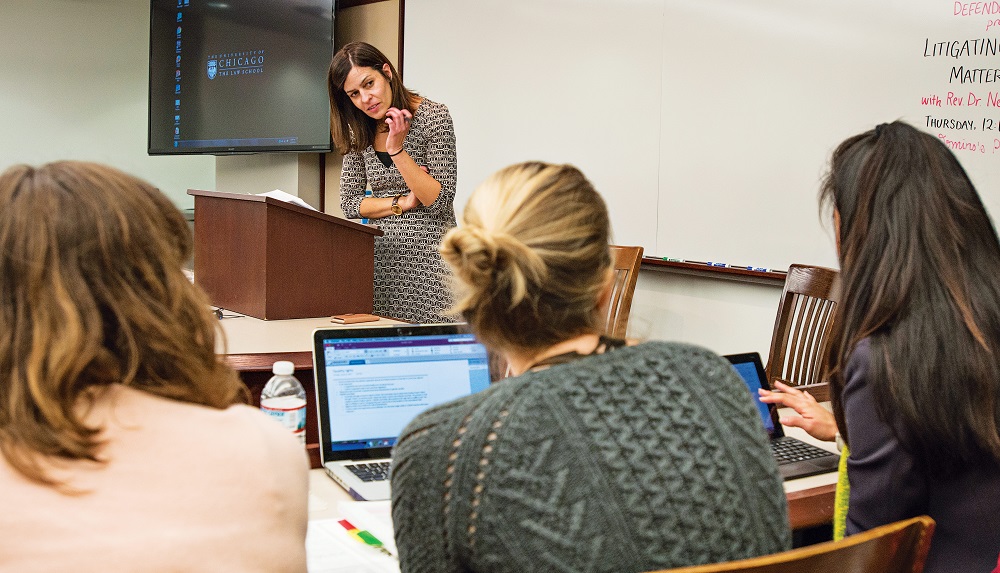 Clinical Professor Claudia Flores leads the Law School's International Human Rights Clinic.