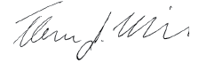 Thomas J. Miles signature