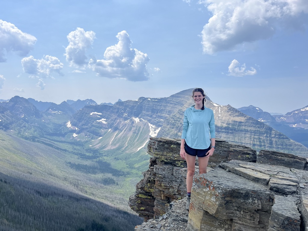 Charlotte Berry hiking