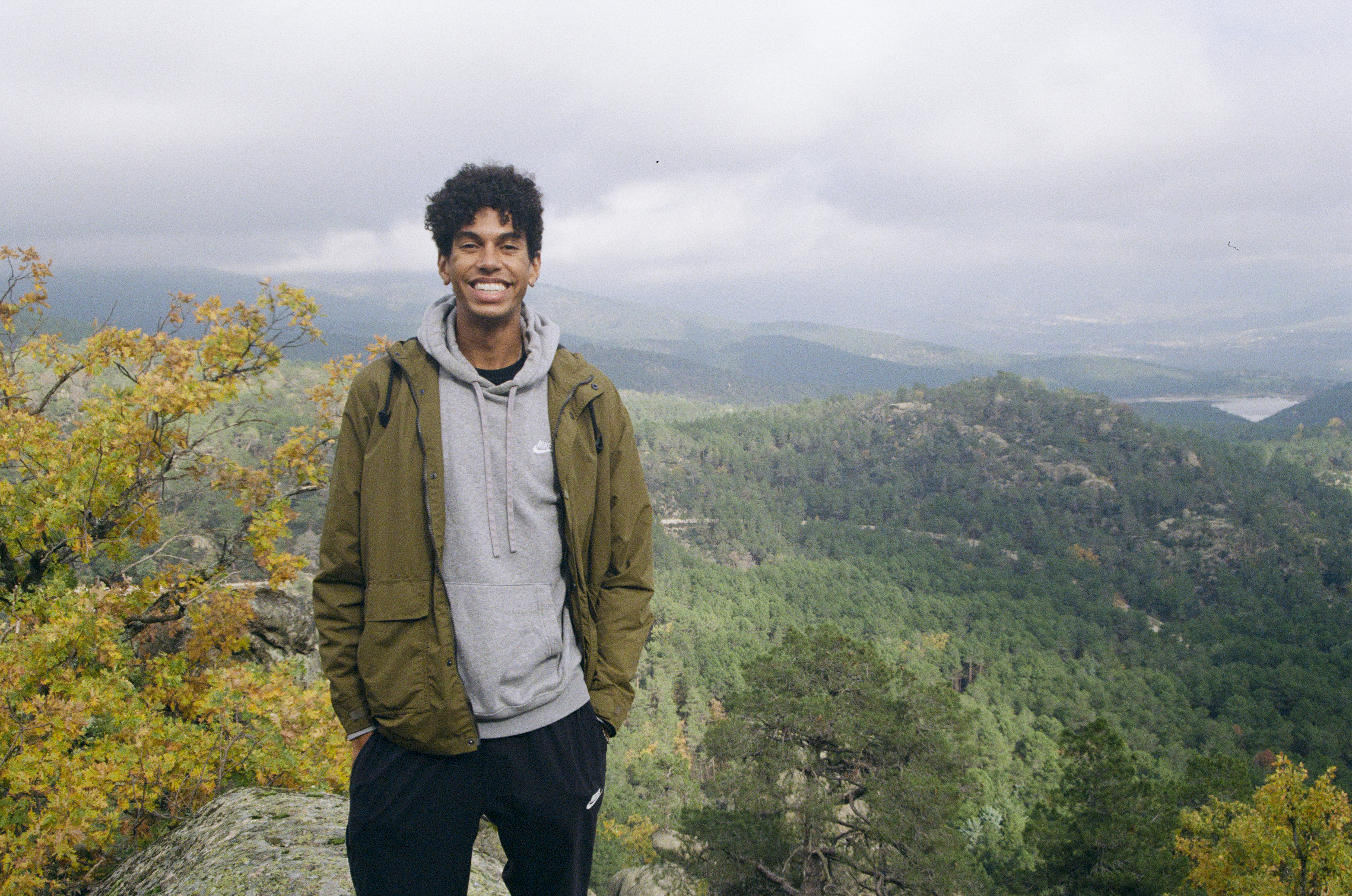 Luke Coleman hiking in Spain