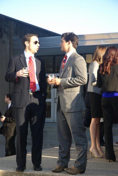 The Graduating Students Dinner is a chance to dress up. The Graduating Students Dinner is a chance to dress up.