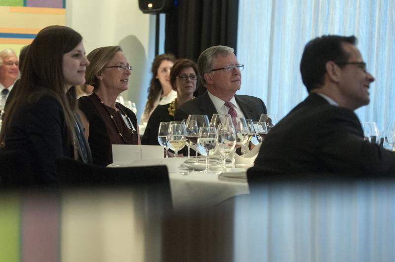 Alumni, faculty, and students enjoy the Annual Dean’s Circle Dinner