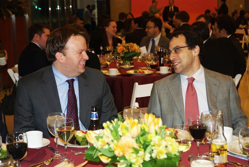 Professor Lior Strahilevitz, right, is Deputy Dean of the Law School. 