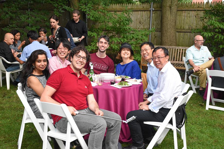 Near the end of the session, they celebrated the experience with a garden party at Ben-Shahar’s home.