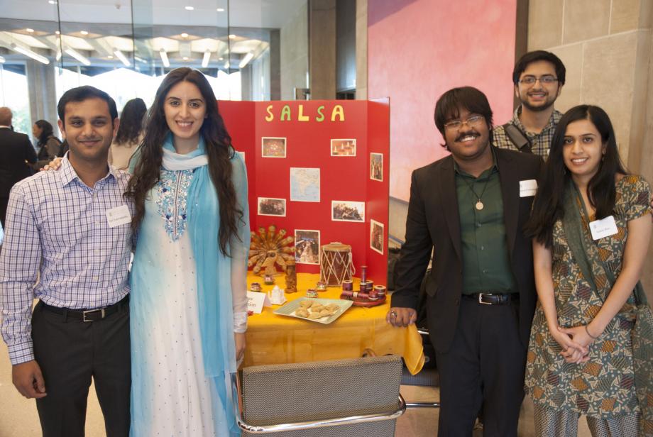 student at the student org fair