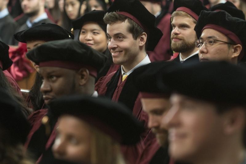 Members of the JD Class of 2015 at the beginning of the Diploma & Hooding Ceremony. Members of the JD Class of 2015 at the beginning of the Diploma & Hooding Ceremony.