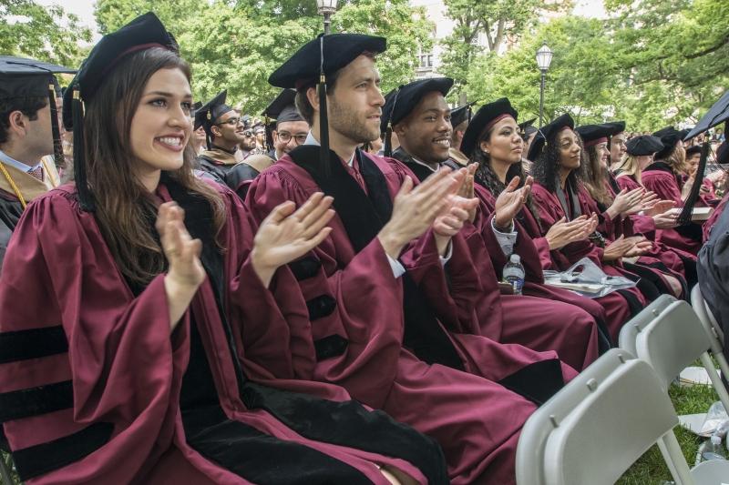 The JD Class of 2015 on the Main Quad for the University Convocation. The JD Class of 2015 on the Main Quad for the University Convocation.