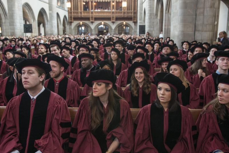 The JD Class of 2015 before receiving their hoods and diplomas. The JD Class of 2015 before receiving their hoods and diplomas.