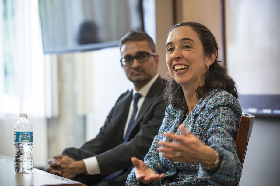 Professor Anup Malani and Ninth Circuit Judge Michelle Friedland