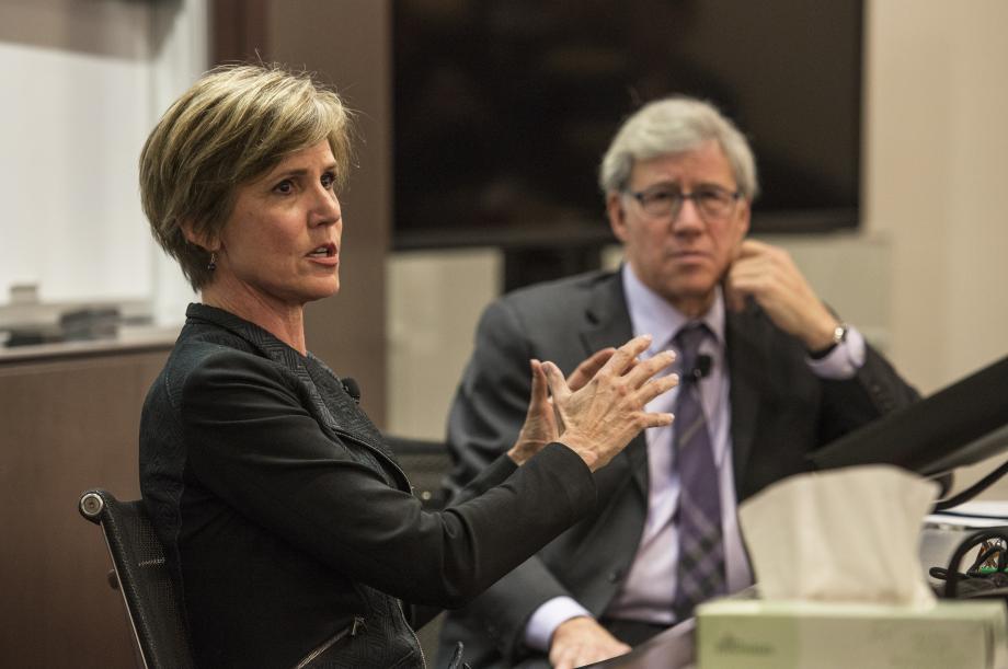 Sally Yates and Geoffrey R. Stone