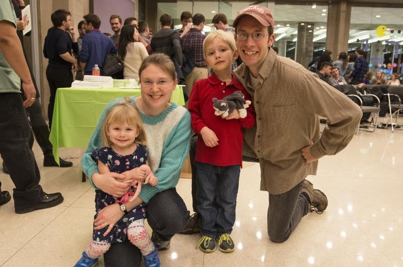 It's always a treat when students like Lael Weinberger, '18, bring their families to Law School events. 