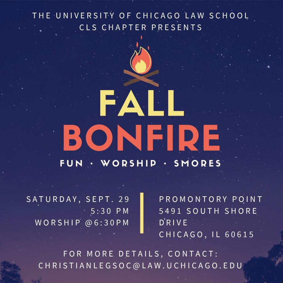 Fall Bonfire: Christian Legal Society