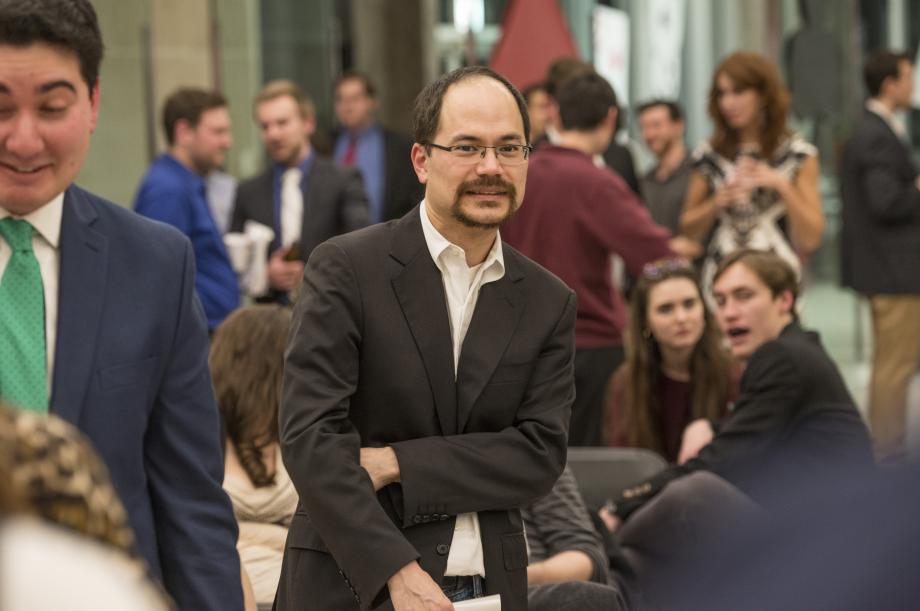 Faculty donated many of the prizes, which included a night of arcade games, drinks, and snacks at a "beercade" in Chicago's River North neighborhood. 