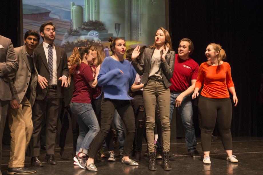 Students flock to the Emerald Lounge after Bergeron sends a food announcement on LawAnnounce. Students flock to the Emerald Lounge after Bergeron sends a food announcement on Law Announce.