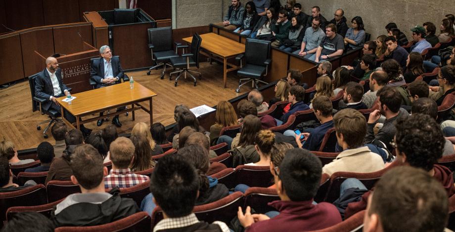 Merrick Garland addresses the Law School