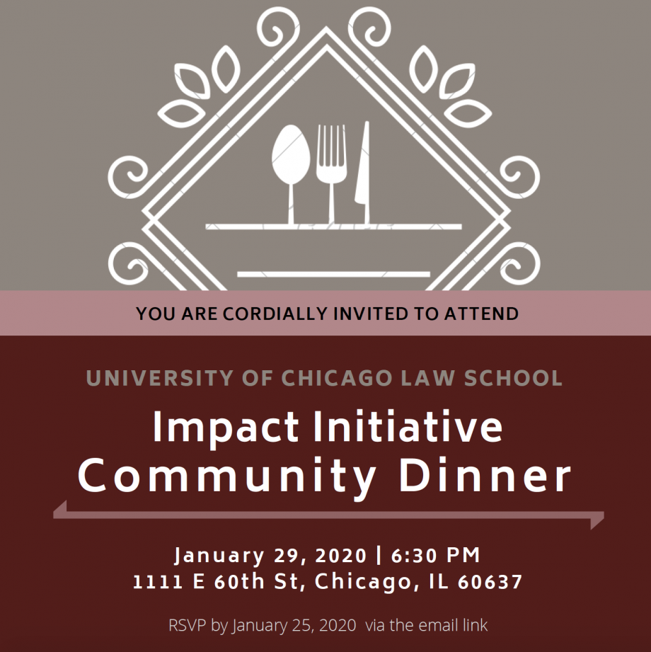 Impact Initiative Community Dinner