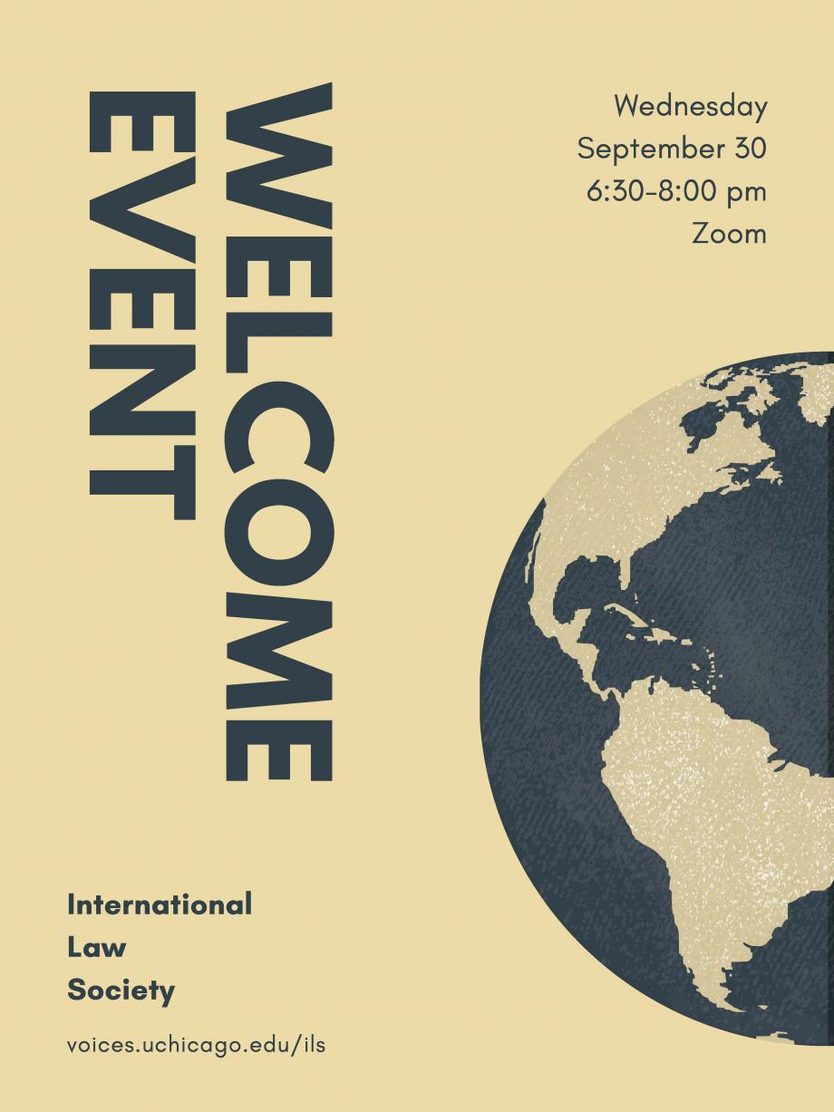ILS Welcome Event Flyer