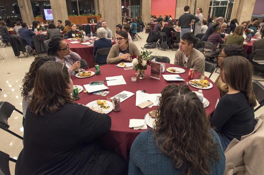 Facilitators sparked conversation with questions such as, "How often do you spend time with people who are of a different class, race, or background from you?" and "Is there anything that you want UChicago community members to know about the South Side?"