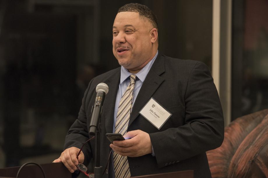 John Parsons, Judge Parsons' grandson, offered brief remarks about his grandfather.