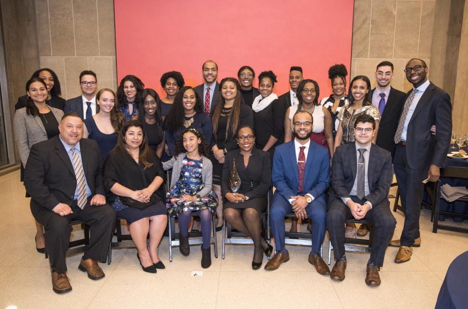 The event "was a wonderful opportunity to get current BLSA students in touch with our accomplished alumni to share common expierences and memories while we honor an inspiration to our legal community, Judge Jackson," Hassanein said. 