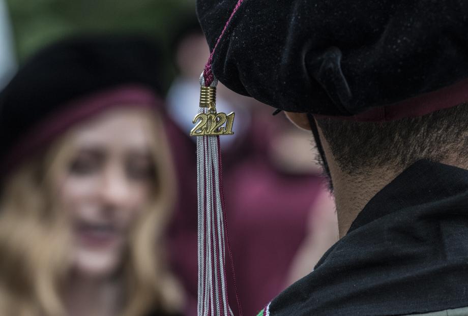 The professors recalled the traditions that didn’t change—from surviving the first cold call to engage in civil discourse—and shared their pride in the graduates. “With your leadership, we are confident that this moment in history will be remembered not just as a moment of change, but also as a moment of unique hope and as the beginning of something great,” said Deputy Dean Anthony Casey, ’02. “Today we celebrate that hope. Today we celebrate you.