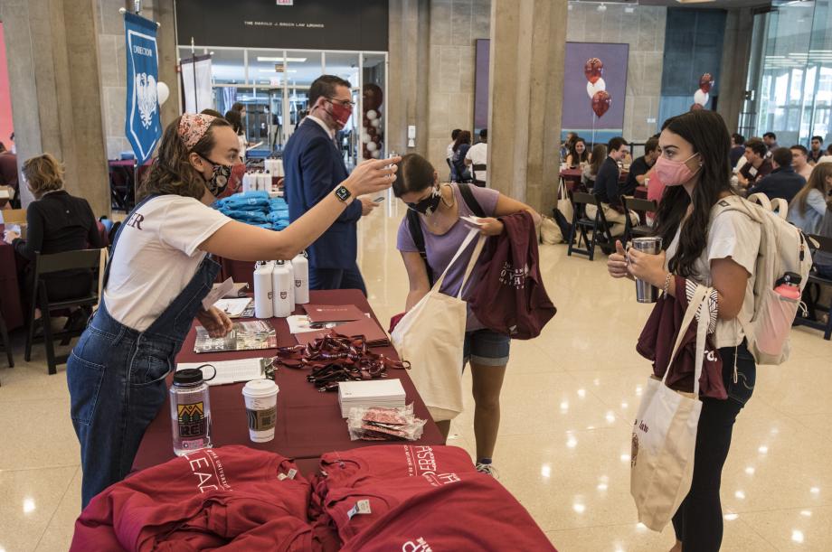 This year’s Orientation Leaders were second- and third-year students who helped run events and offered assistance as the incoming students navigated their first days at the Law School. 