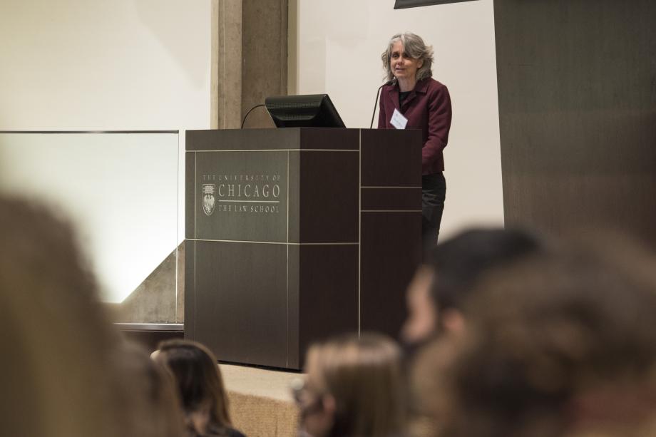Then, Professor Emily Buss welcomed families and offered remarks—including a discussion of family law and how the field has changed in the last few years.