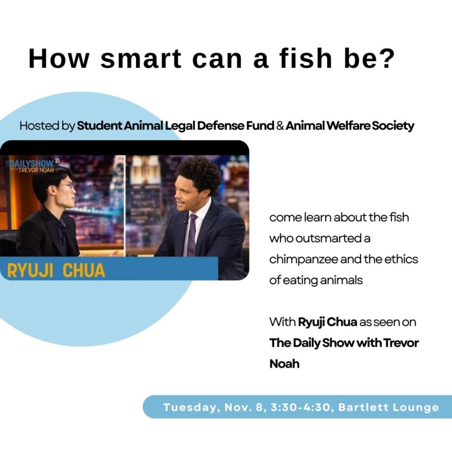 a poster showing Ryuji Chua on the Trevor Noah show