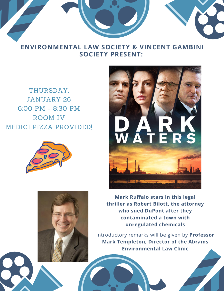 ELS x VGS Present: Dark Waters, with Remarks by Prof. Templeton
