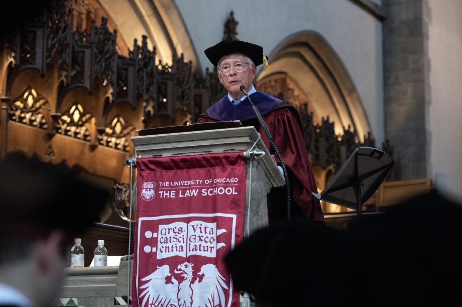 Thomas A. Cole at graduation