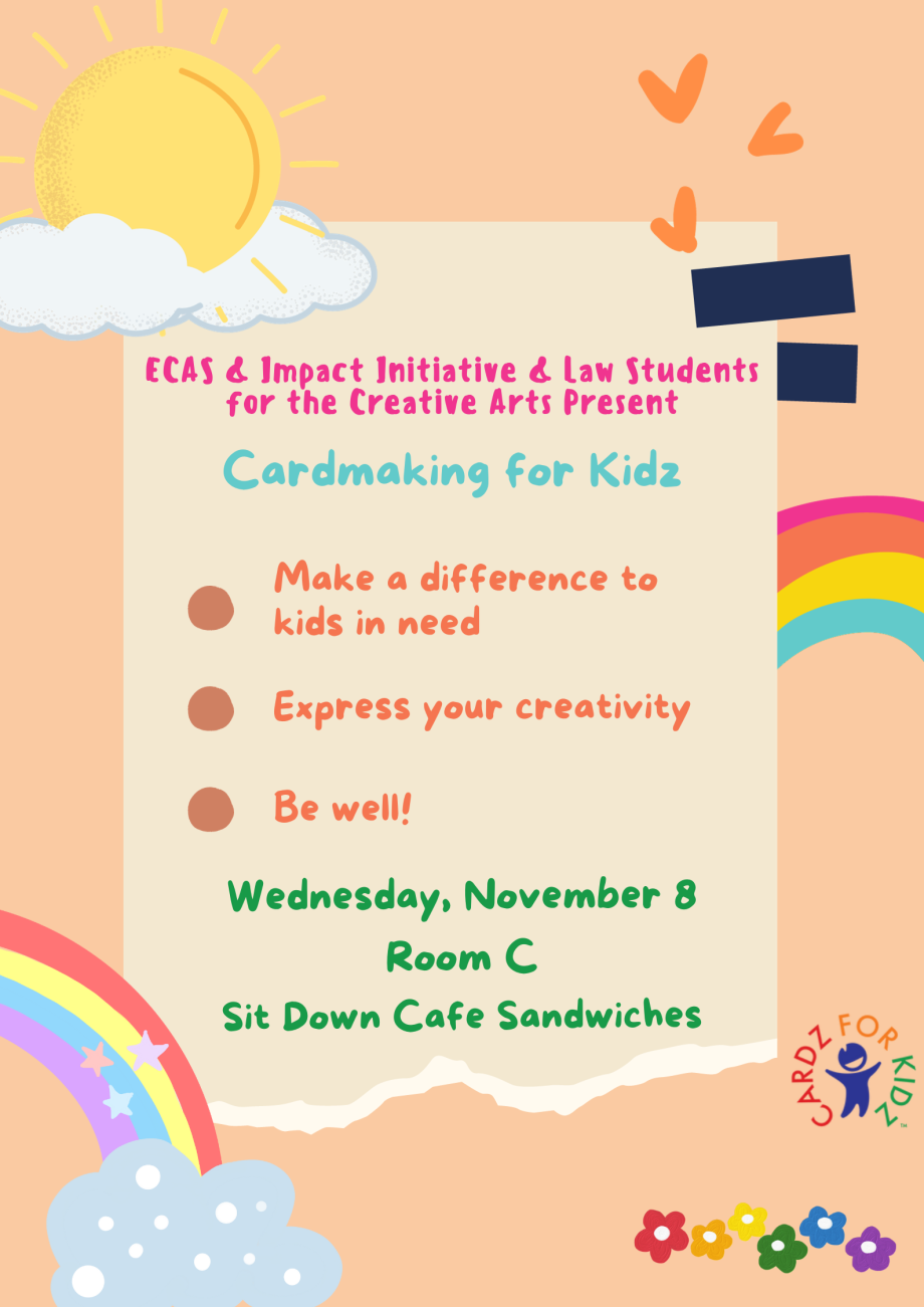 Colorful flyer featuring event details that are also listed below