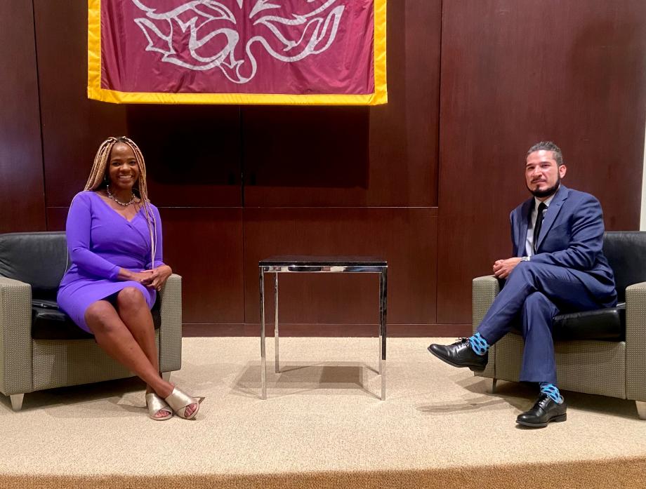 Picture of Michelle Silverthorn and José Luis Rodríguez 