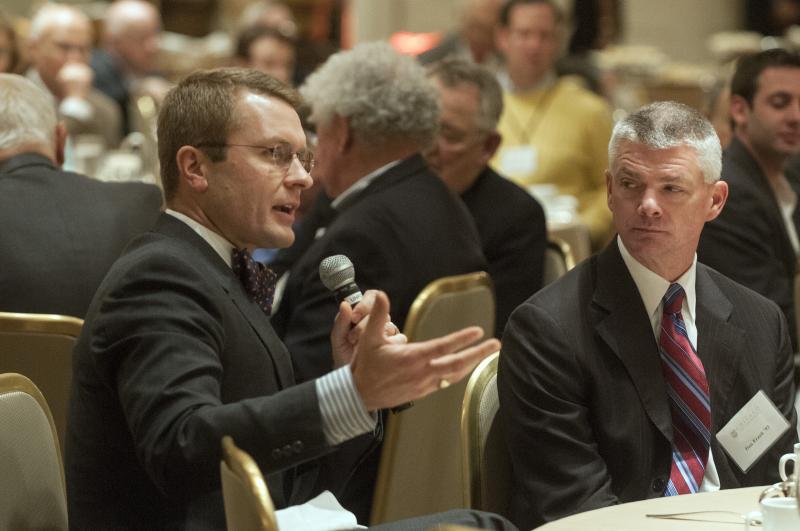 The Annual Loop Luncheon included a lively Q&A with audience members The Annual Loop Luncheon included a lively Q&A with audience members