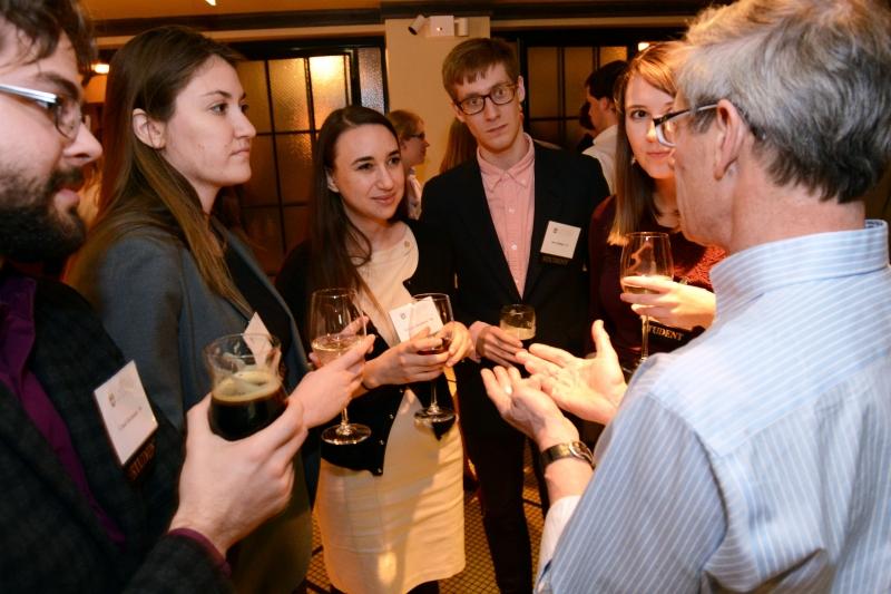 The clerkship reception was held at the Gage downtown. 