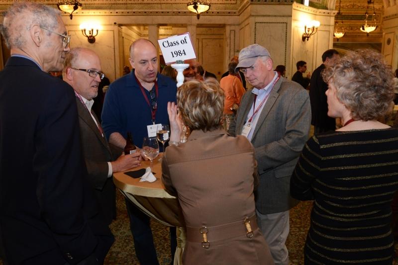 The All-Alumni Wine Mess was held at the Chicago Cultural Center. 