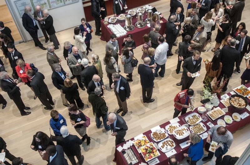The traditional All-Alumni Wine Mess was held at The Modern Wing of the Art Institute of Chicago