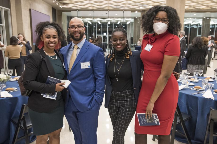 BLSA members and other Law School community members came together to enjoy a reception and dinner in the Green Lounge. 