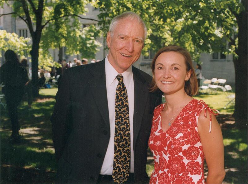 Jim Hormel, ’58, at the graduation of his granddaughter Heather Hormel Miller
