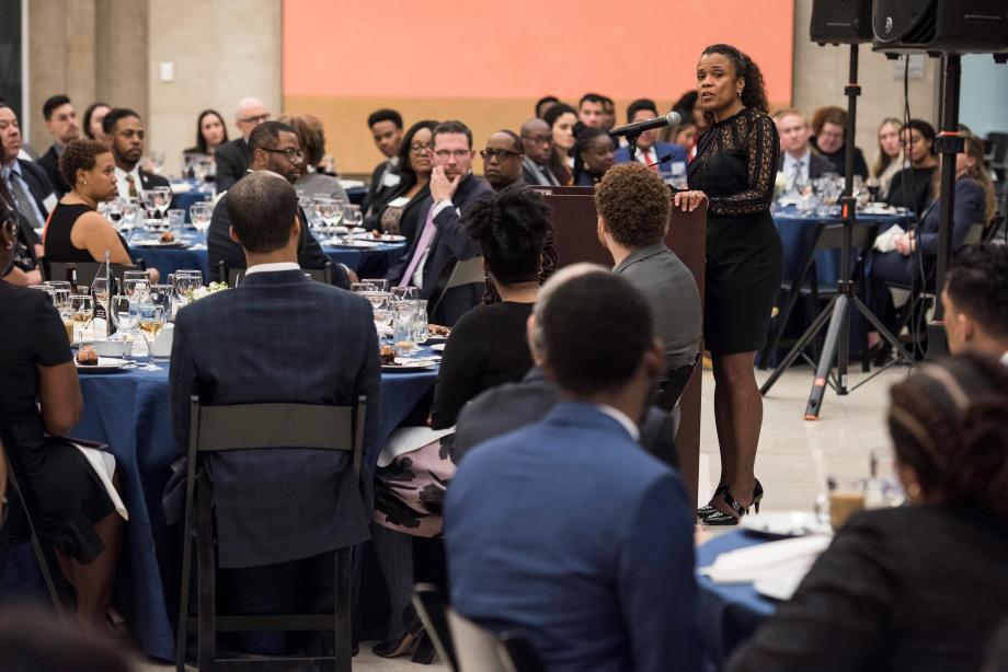  The University of Chicago Law School's Black Law Students Association (BLSA) honored Judge Eleanor L. Ross of the US District Court for the Northern District of Georgia at the annual James B. Parsons Legacy Dinner on Monday, February 28. The student-organized event, which began in 2018, celebrates the integration of the federal judiciary by honoring a distinguished African American federal jurist. 