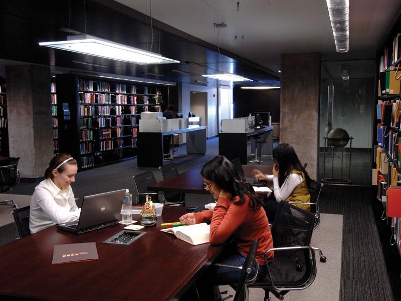 The focus on a student-friendly design resulted in a library that is a reliable, modern facility.