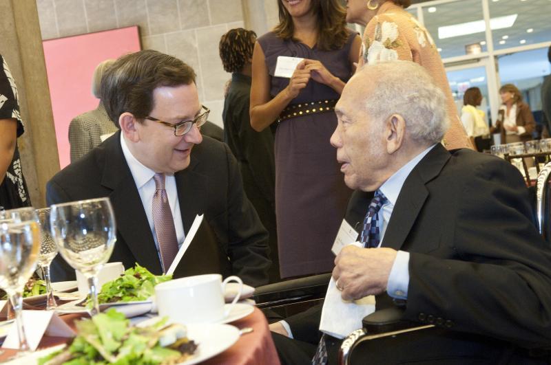 Dean Schill with Judge Rogers, whom he called "awe-inspiring.