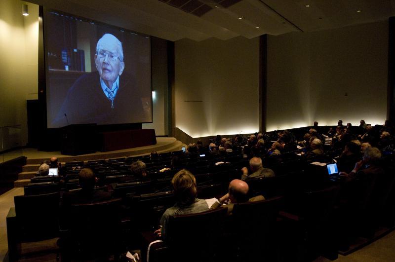 Video of Prof. Coase presented at start of conference