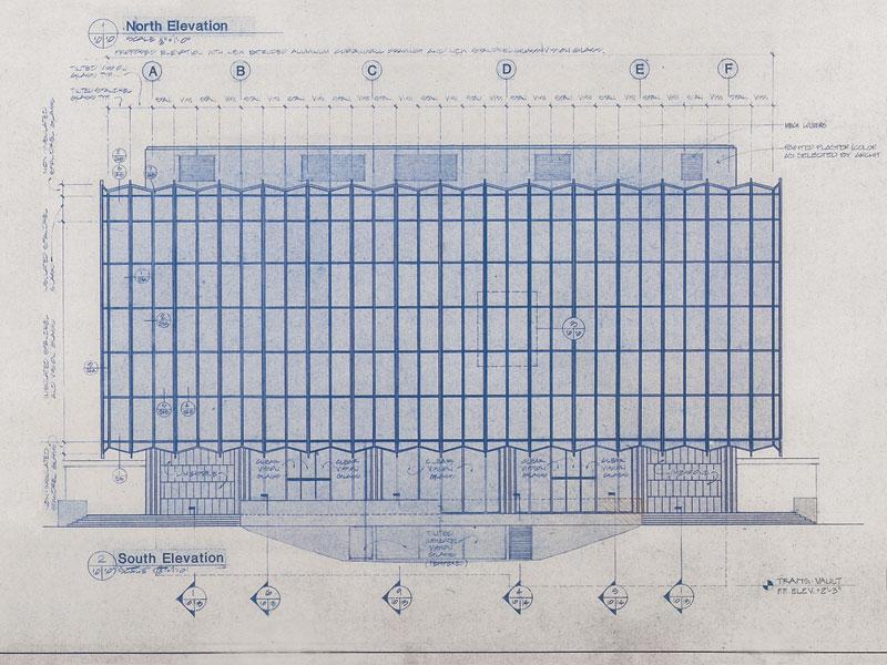 In 1955, noted Finnish-American architect Eero Saarinen and his firm created preliminary drawings for a new building.