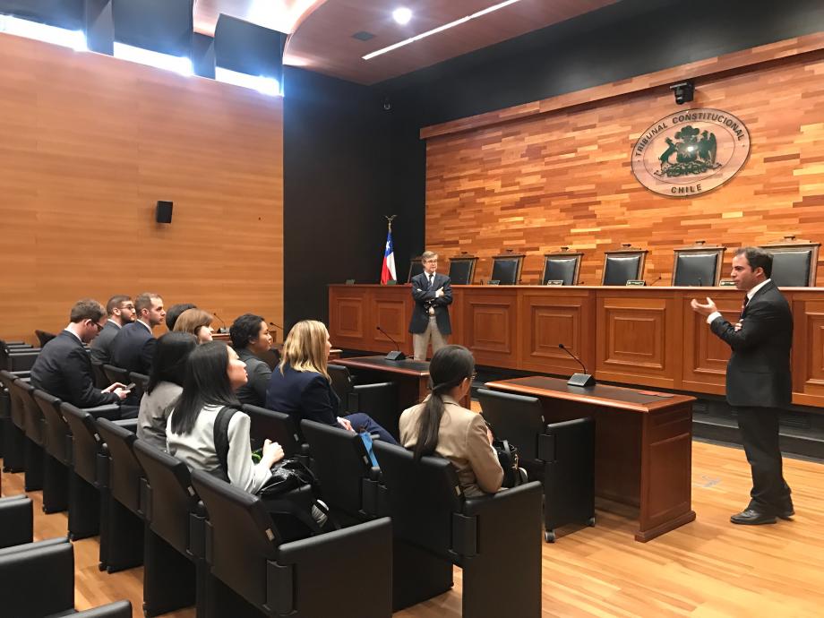 They also visited the Constitutional Court.