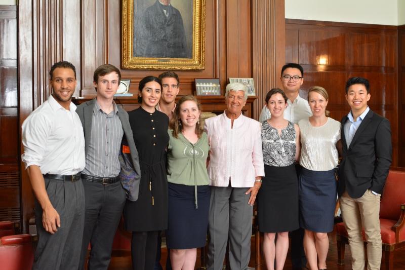 They also met Dean Monica Pinto of the University of Buenos Aires. They also met Dean Monica Pinto of the University of Buenos Aires.