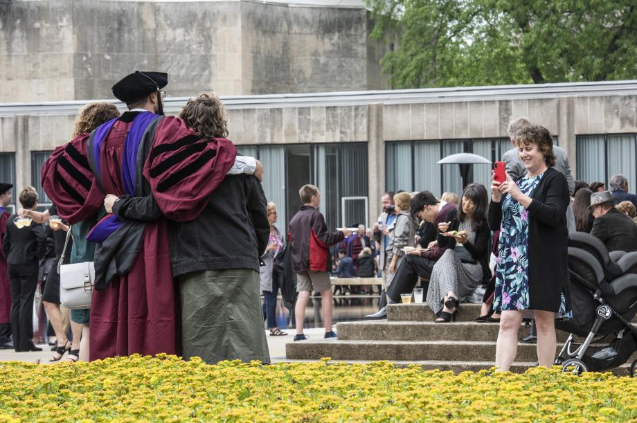 And celebrated with a reception back at the Law School.