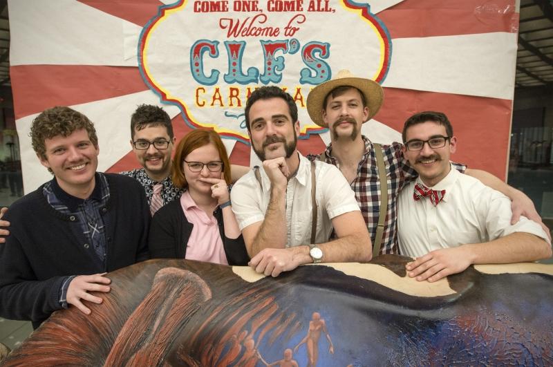 The silent auction and mustache competition raised another $11,549.